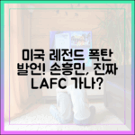 미국 레전드도 반한 손흥민, LAFC행 현실될까?