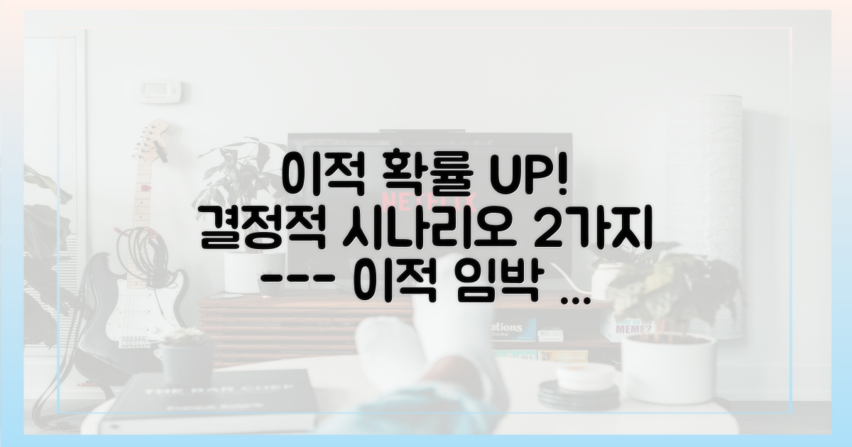 이적 가능성을 높일 2가지 시나리오