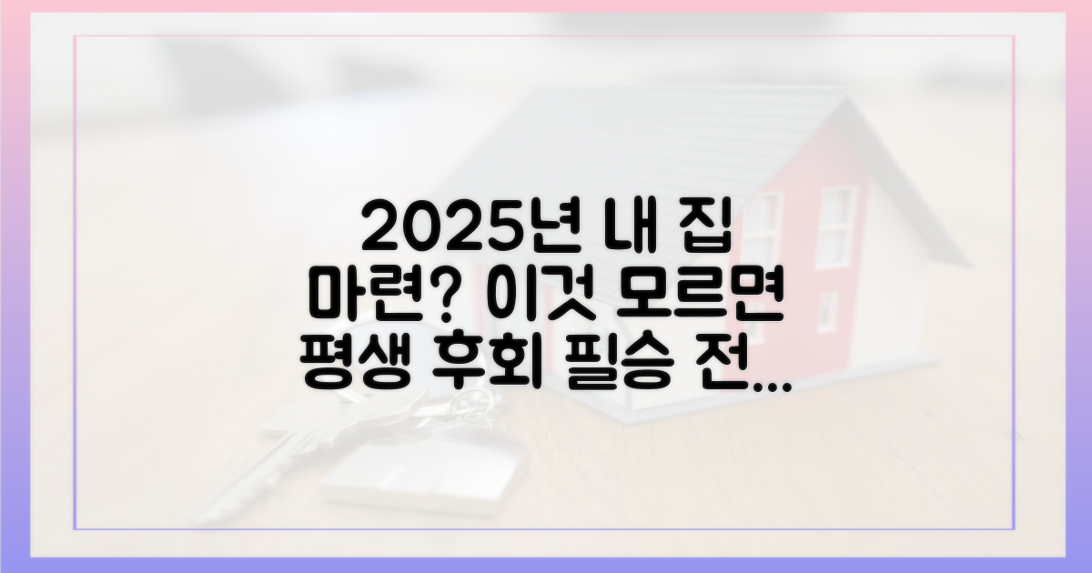 2025년 내 집 마련, 성공 전략 세우기