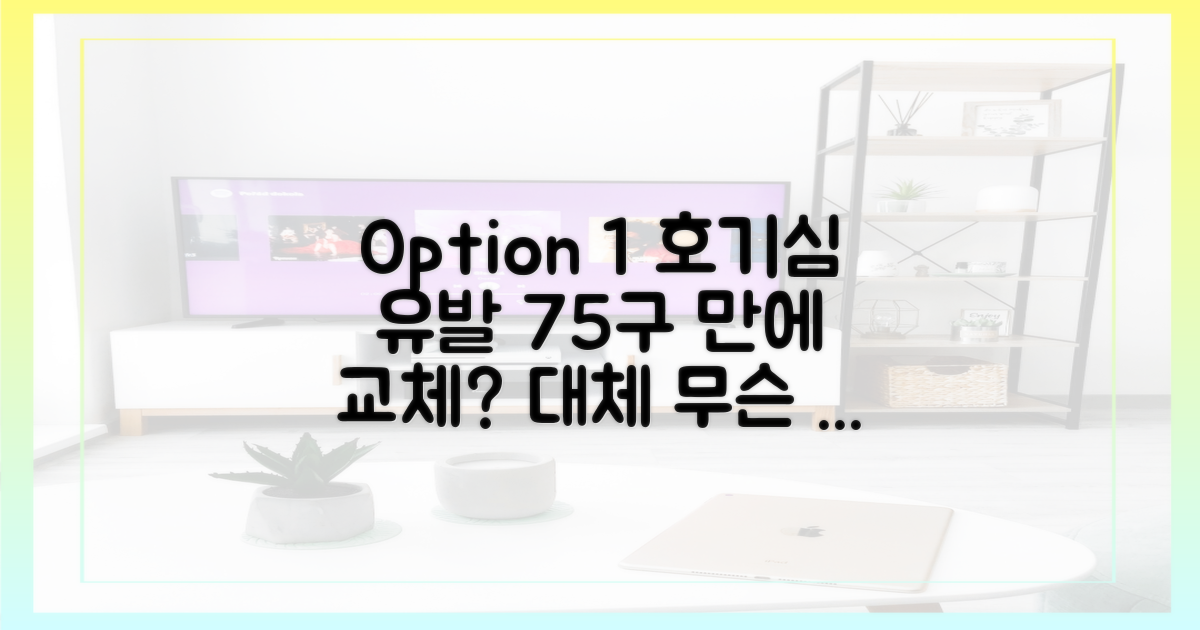 왜 75구 만에 교체되었을까?