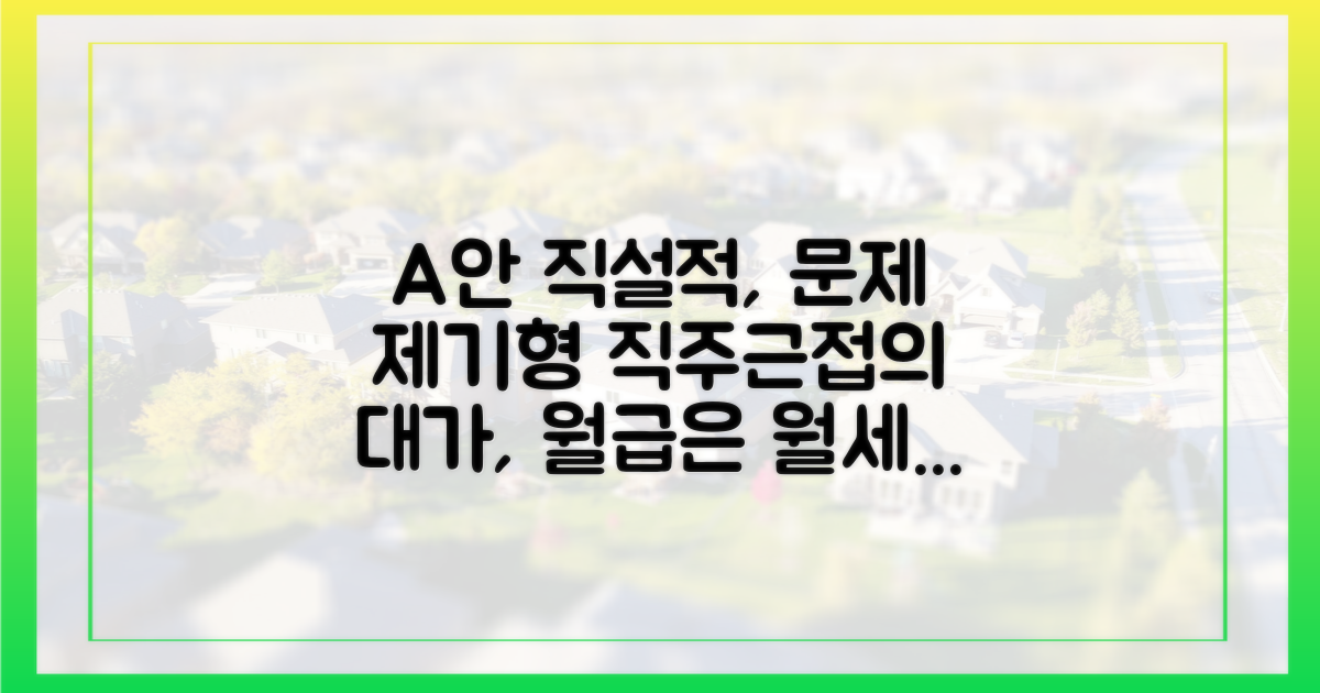 ‘직주근접’의 그림자, 높은 주거 비용