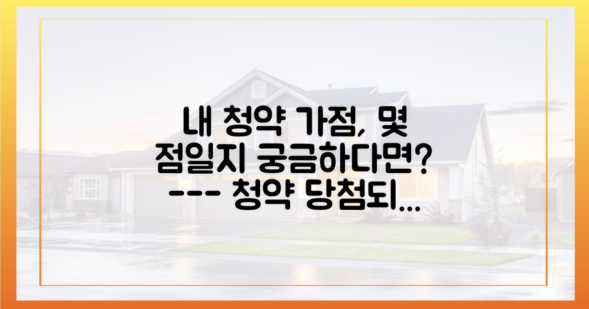 나의 청약 가점부터 확인하세요.