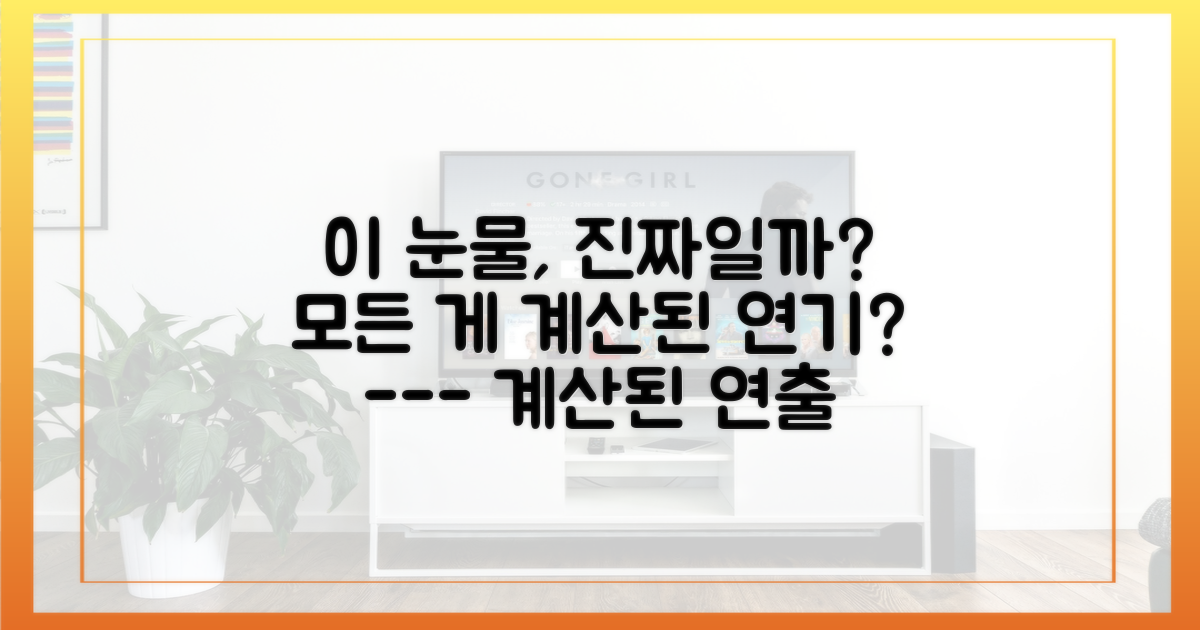 계산된 연출인가, 진솔한 감정 폭발인가