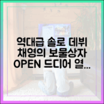 누구나 열어보고 싶은 채영의 솔로 데뷔 보물상자