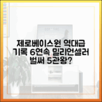놀라운 제로베이스원, 6연속 밀리언셀러→5관왕 대기록