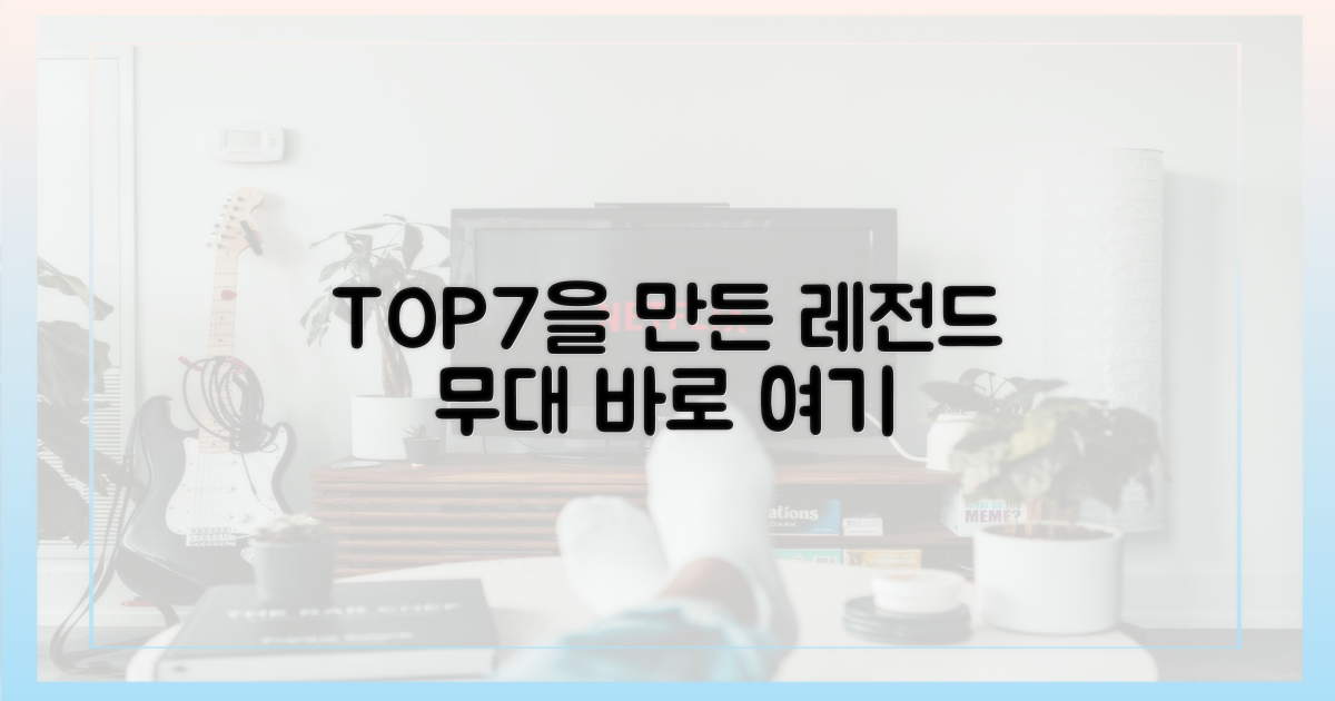 TOP7을 만든 결정적 무대는?