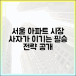 사자>팔자' 서울 아파트 시장 마스터하기