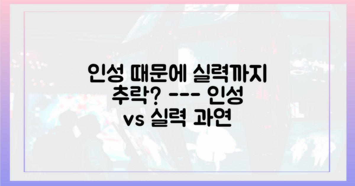 그의 인성이 실력에 미치는 영향은?