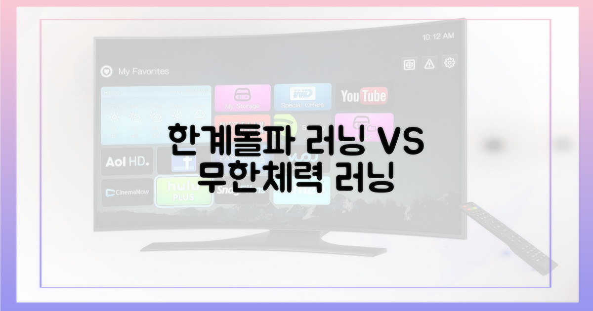 한계까지 뛰는 법 vs 지치지 않는 법