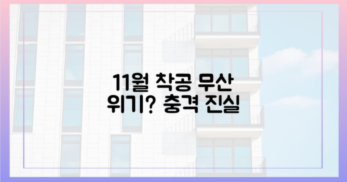 11월 착공, 정말 무산될까요?