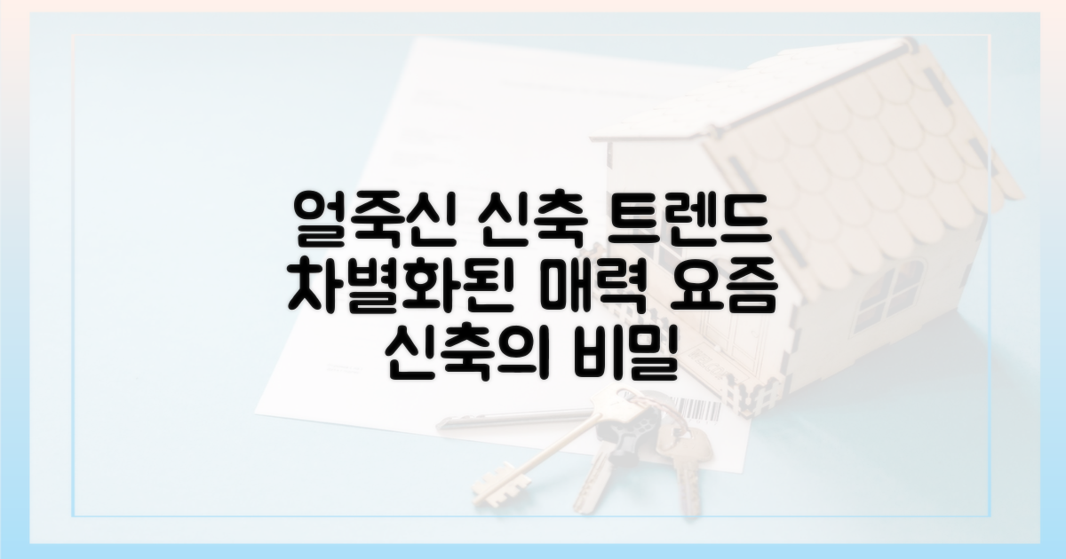 '얼죽신' 트렌드: '요즘 신축'의 차별화된 매력