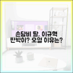 손담비 딸, 이규혁 판박이? 오열 사연은?