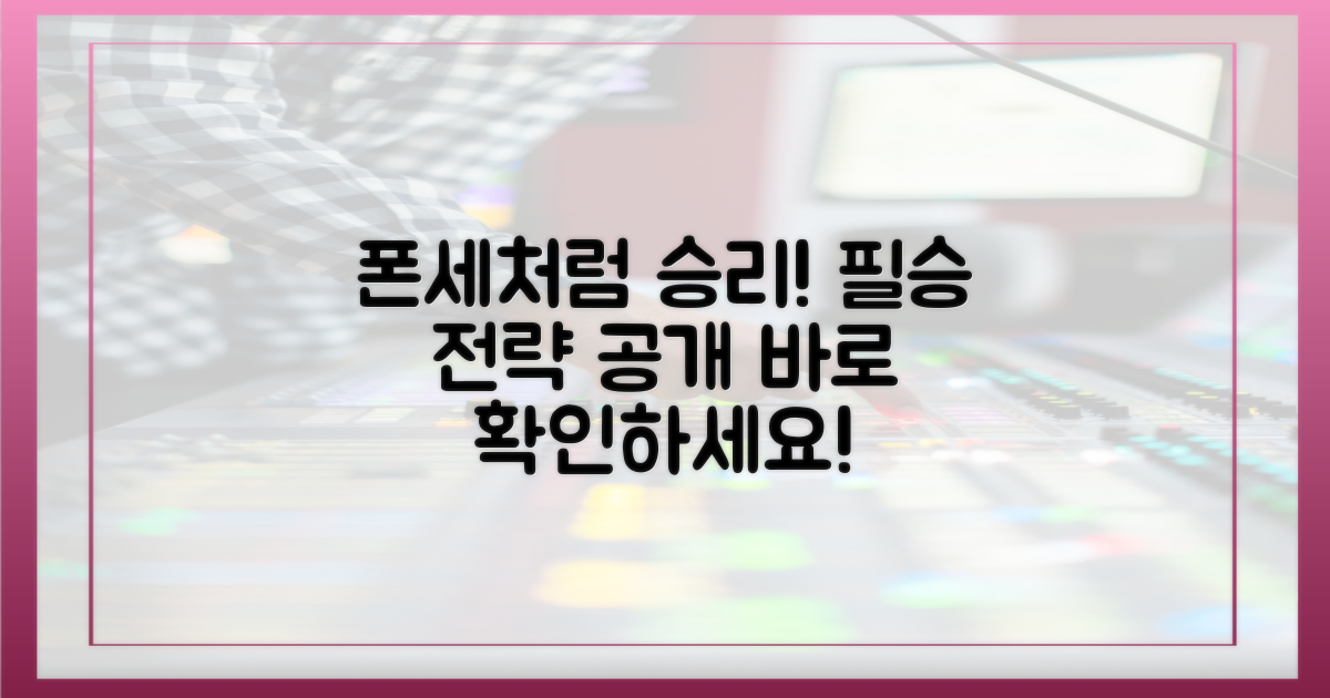 폰세처럼 승리하는 비결을 파헤치세요!