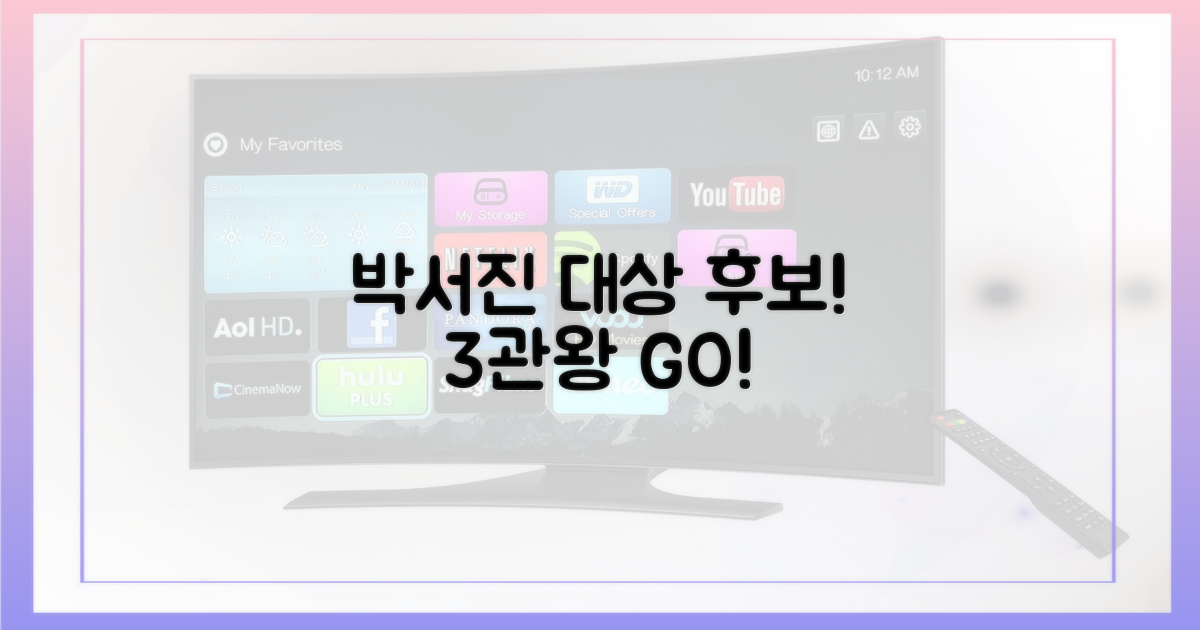 박서진, '연예대상' 3관왕 도전