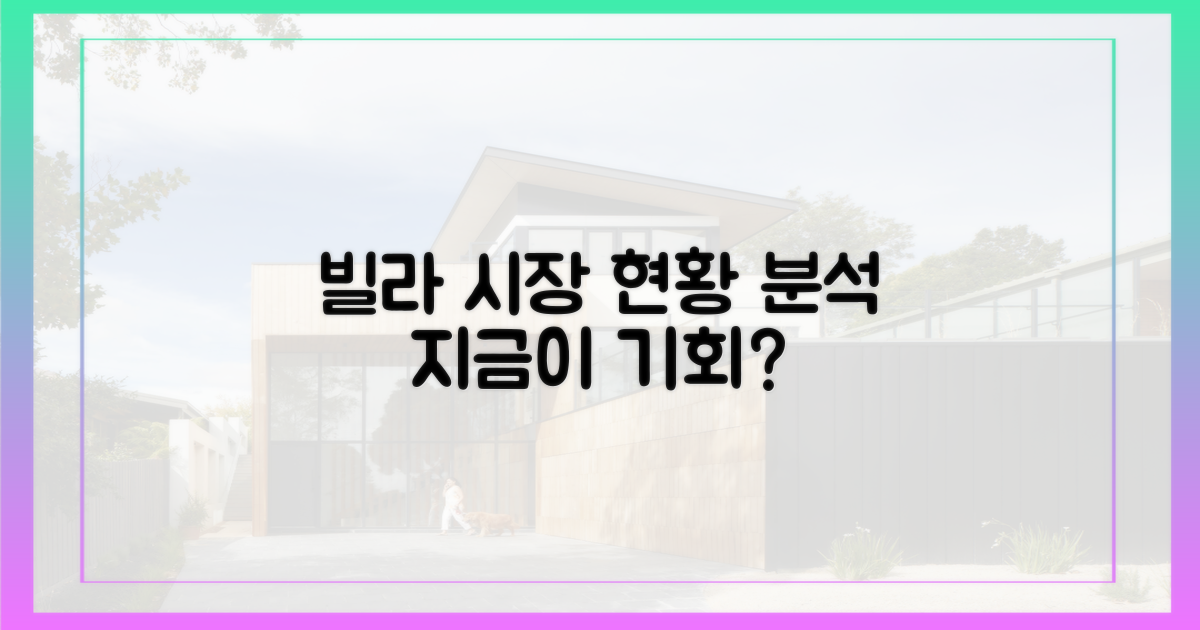 빌라 시장 상황