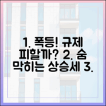믿기 어려운 상승률, 규제 칼날 피할 수 있을까?