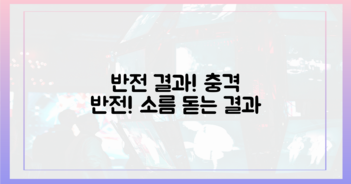시청자 사로잡은 반전 결과