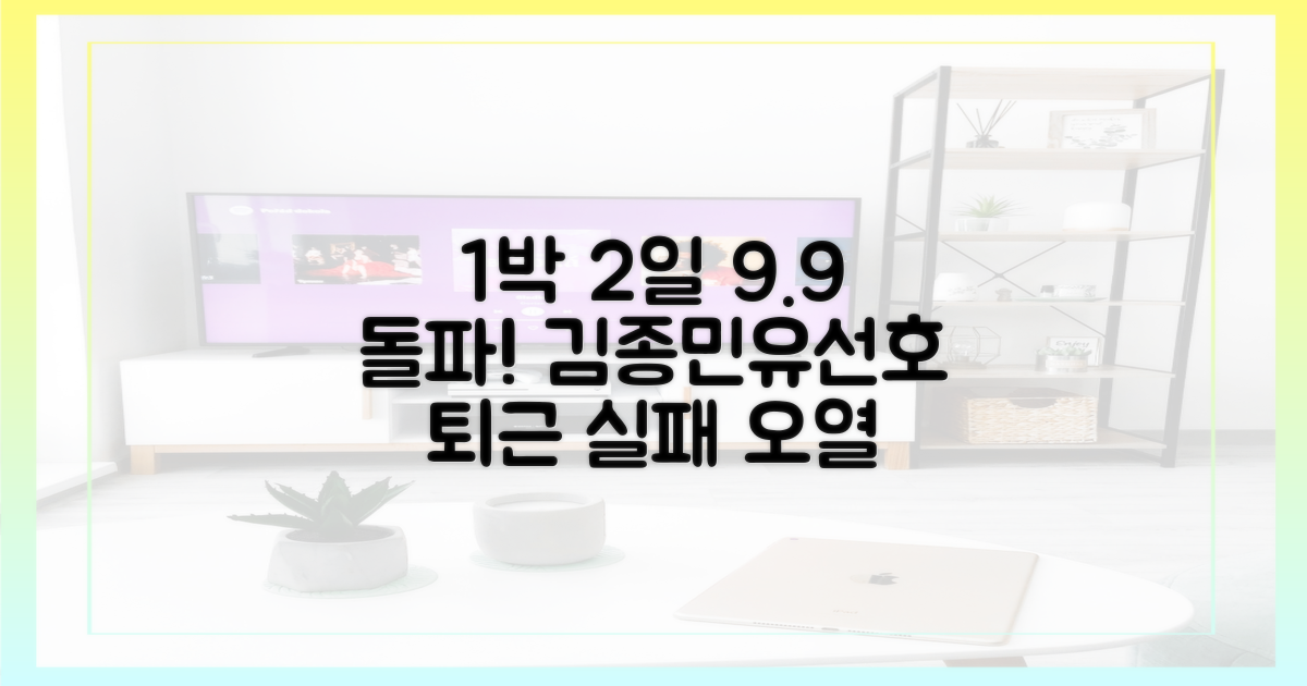 1박 2일, 김종민·유선호 '퇴근 실패' 오열…시청률 9.9% 돌파