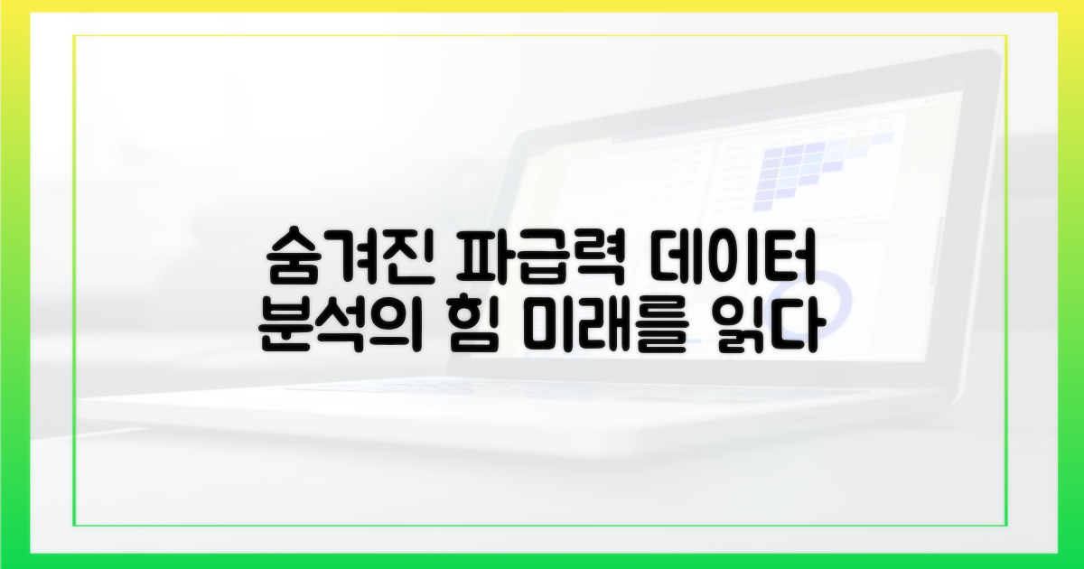 데이터 분석: 숨겨진 파급력