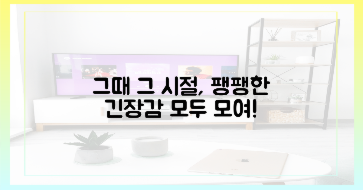 그때 그 시절, 팽팽했던 긴장감