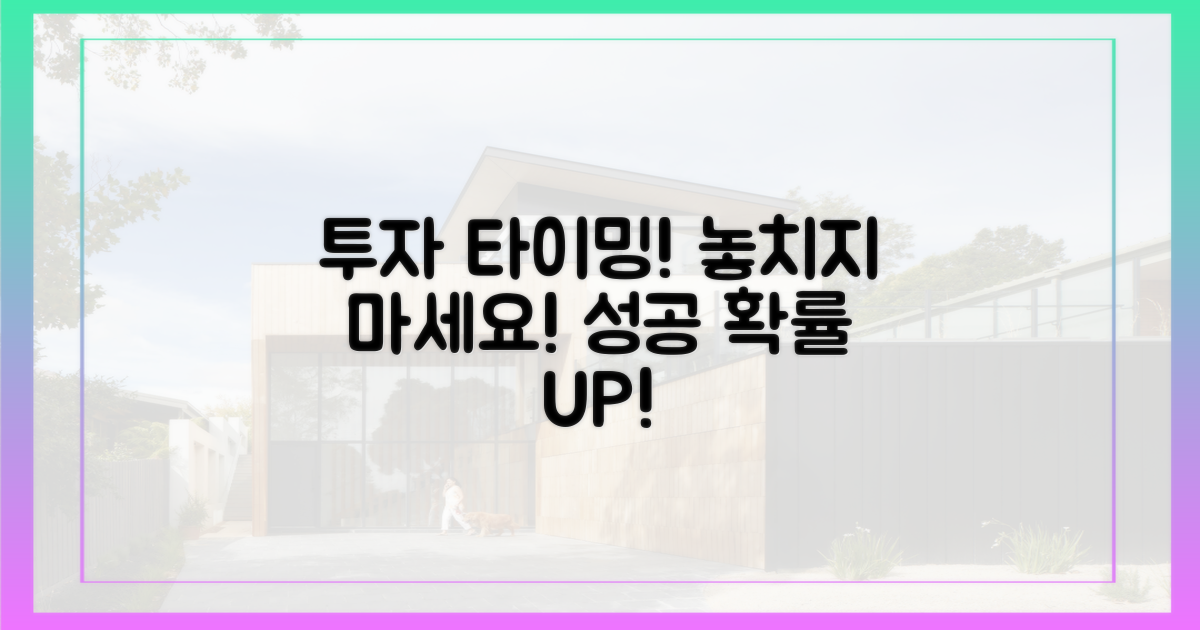 투자 시기를 확인하세요!