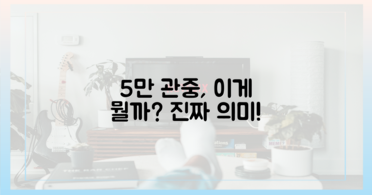 5만 관중, 어떤 의미일까?