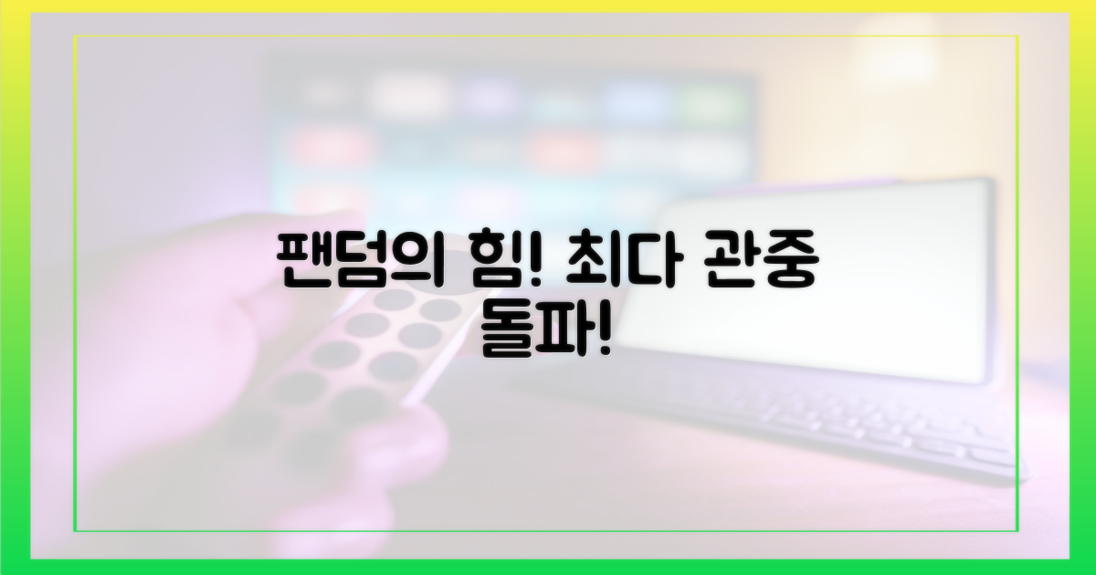 최다 관중, 팬덤의 힘 보여주다