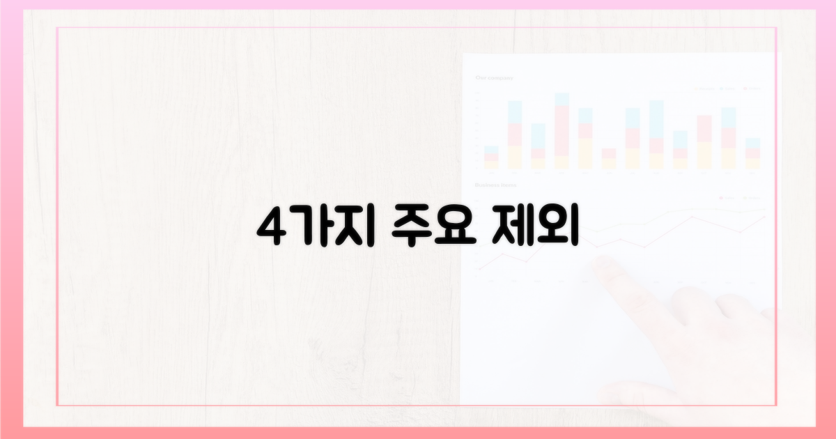 4가지 주요 제외 대상