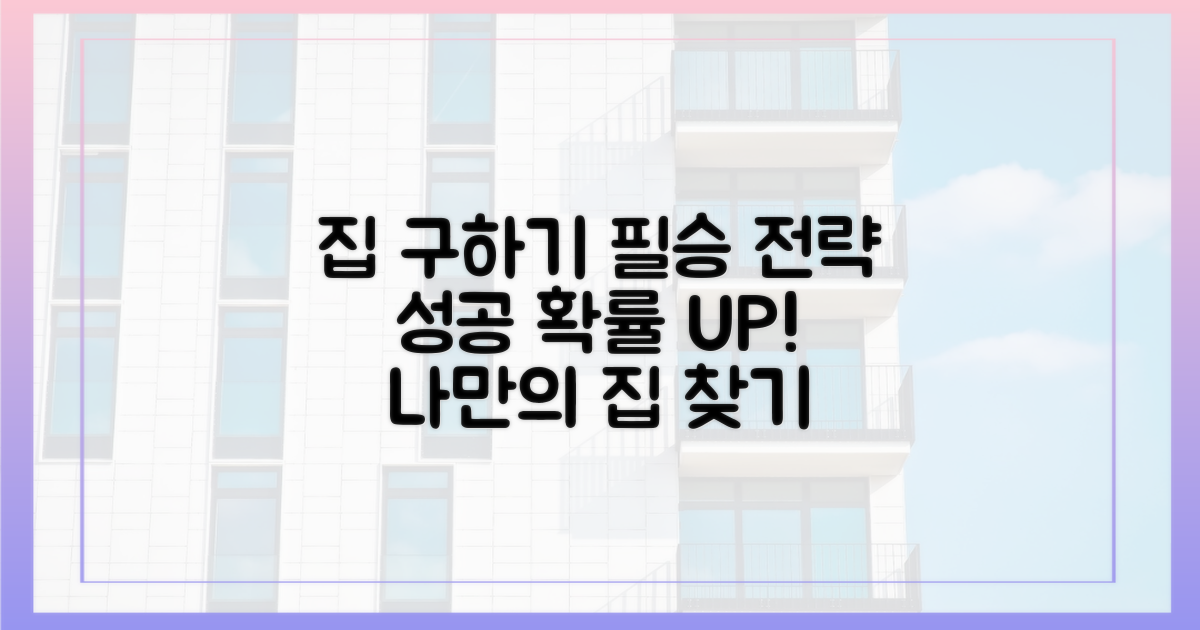 당신의 집 구하기, 전략은?
