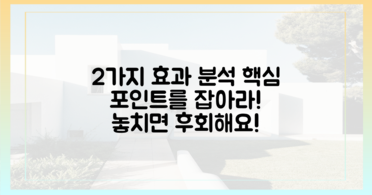 2가지 기대 효과 분석