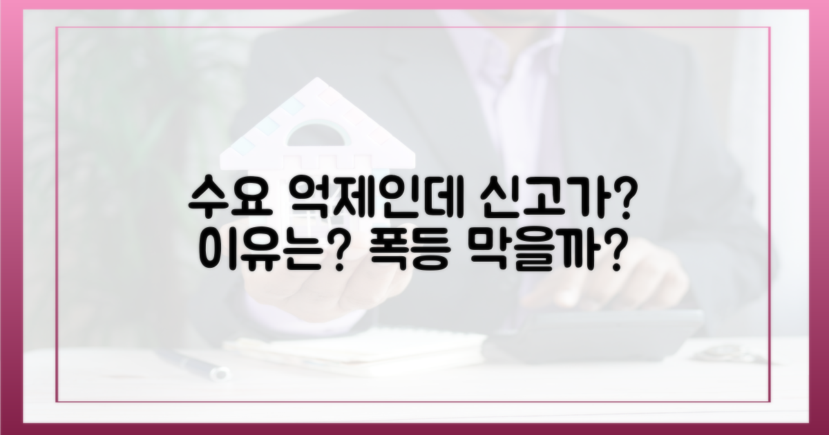 수요 억제해도 신고가?