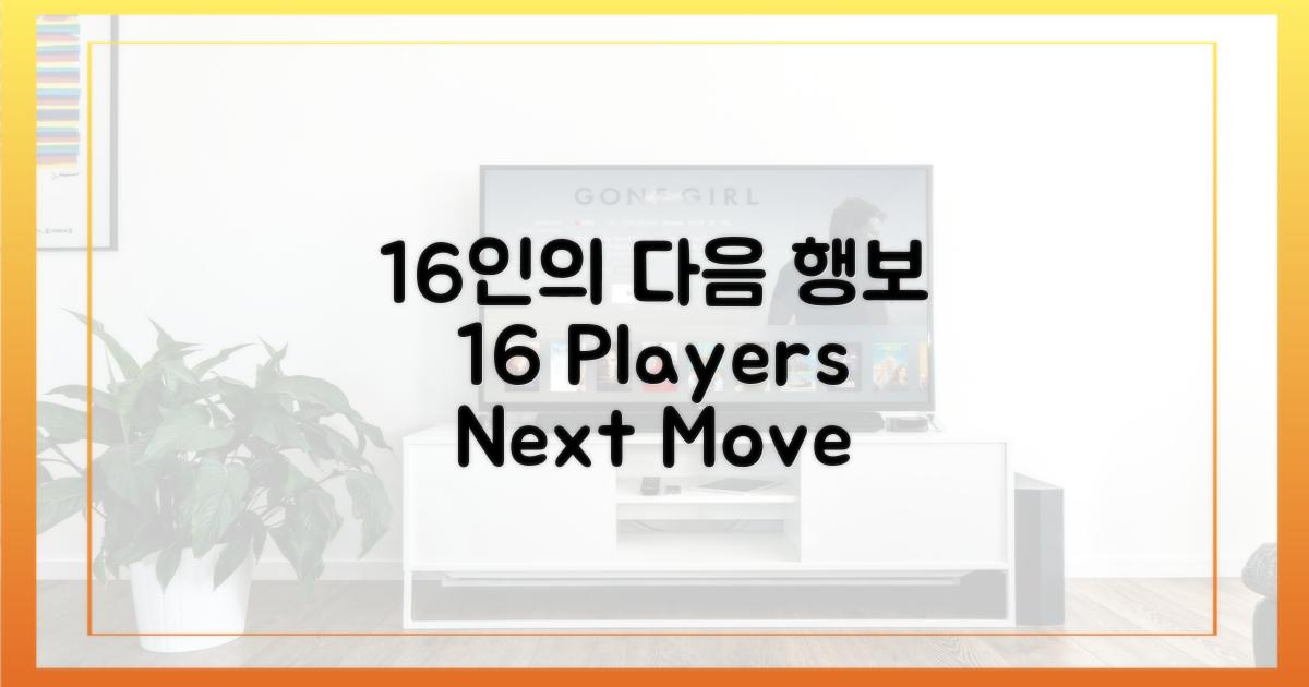 16인의 다음 행보