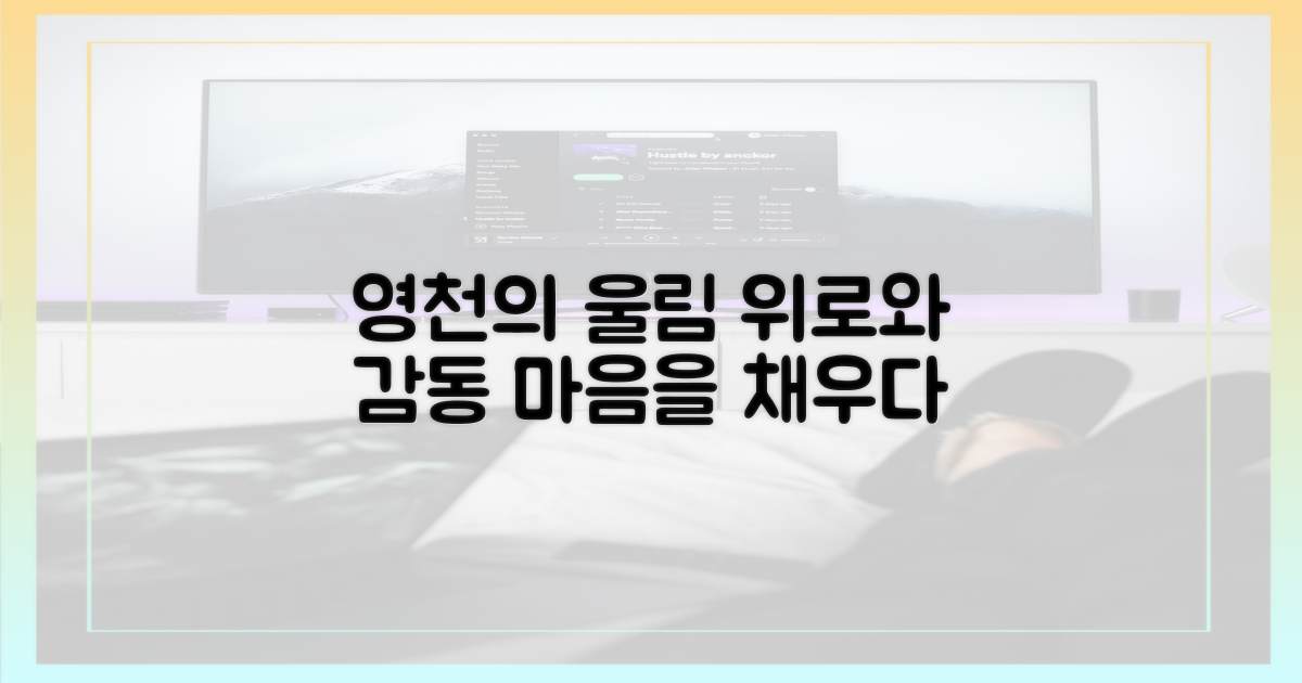 위로와 감동, 영천의 울림