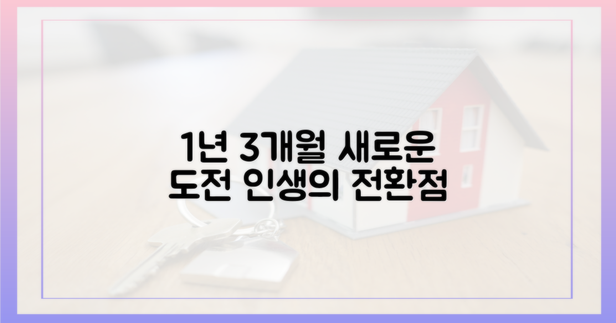 1년 3개월의 의미