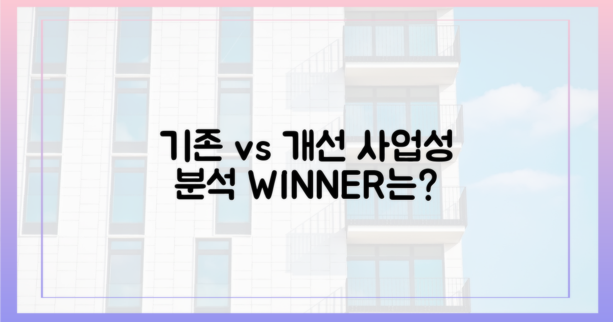 기존 vs 개선, 사업성 비교