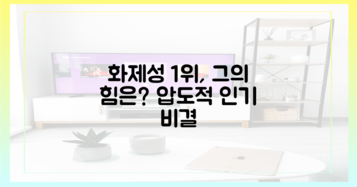 화제성 1위, 그의 힘은 어디서?