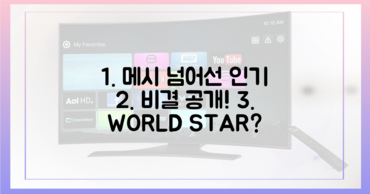메시를 넘어선 인기의 비밀을 파헤치세요!