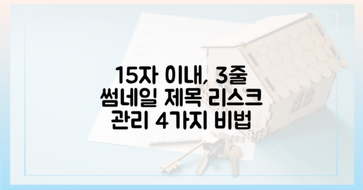 4가지 리스크 관리법