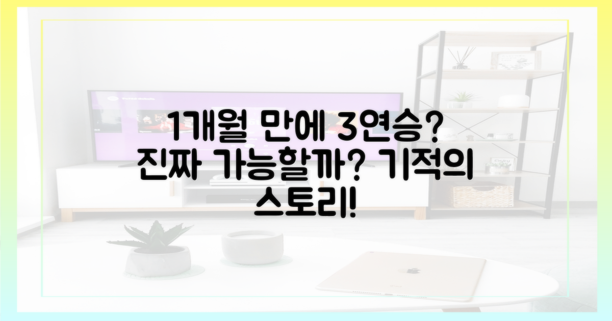 1개월 만에 해트트릭, 정말 가능할까?