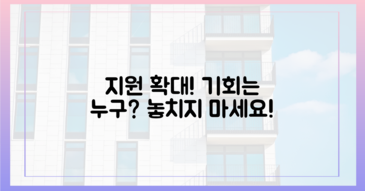 지원 확대, 기회는 누구에게?