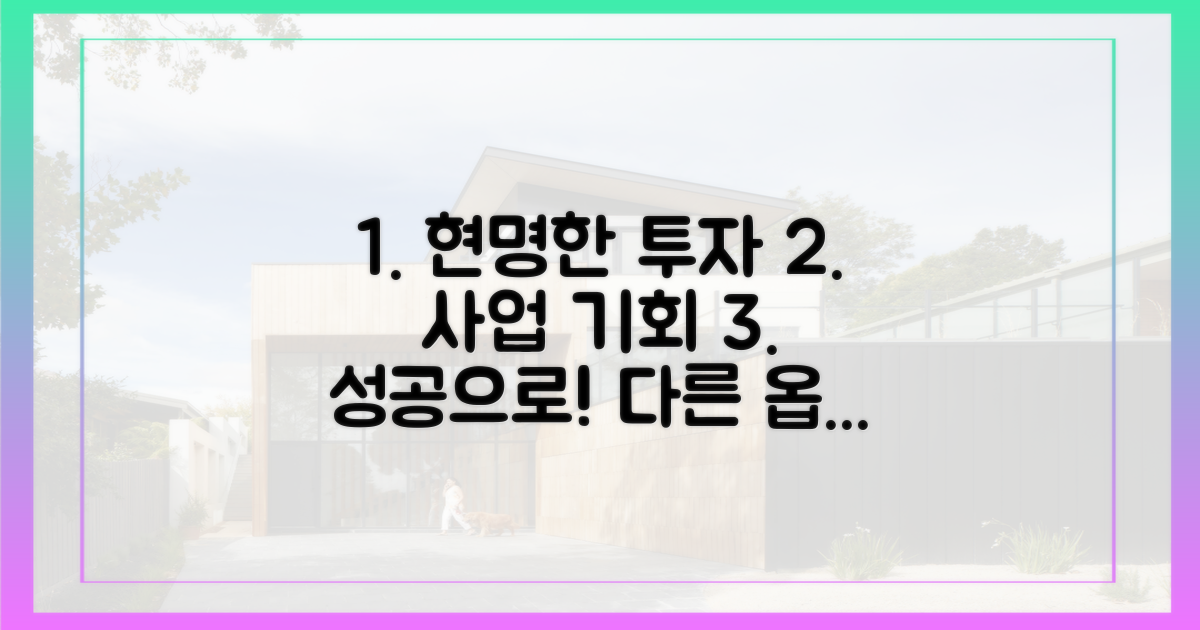 현명한 투자, 사업 기회 확대