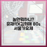 놀면뭐하니? 유재석X김희애, 80s 서울가요제 5단계 예열