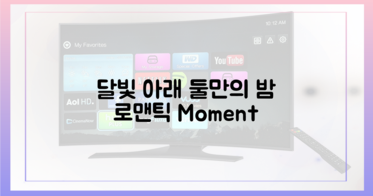 달빛 아래 두 사람