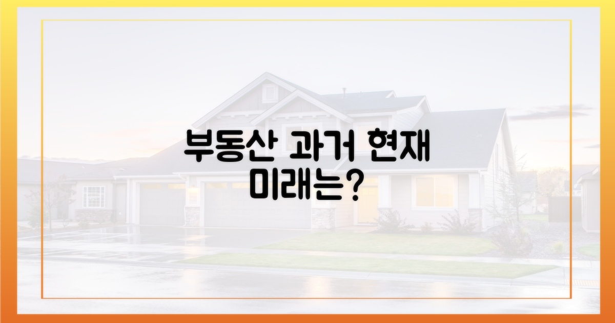 과거와 현재, 부동산 시장