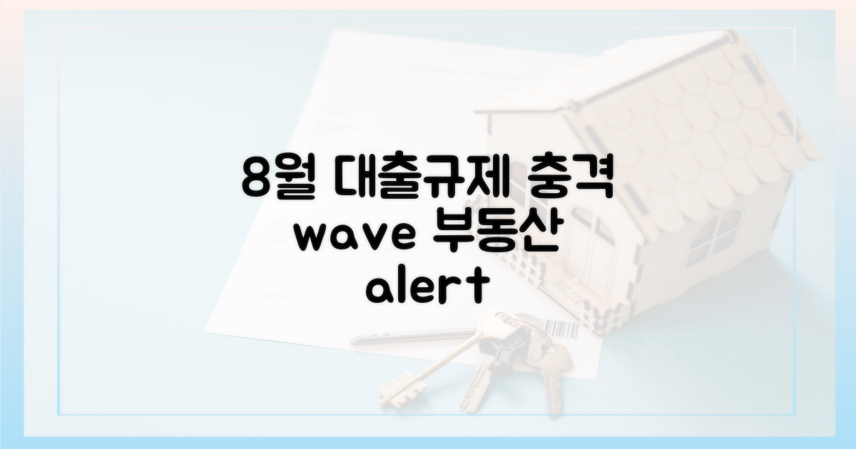 2023년 8월, 꿈틀대는 대출 규제 영향