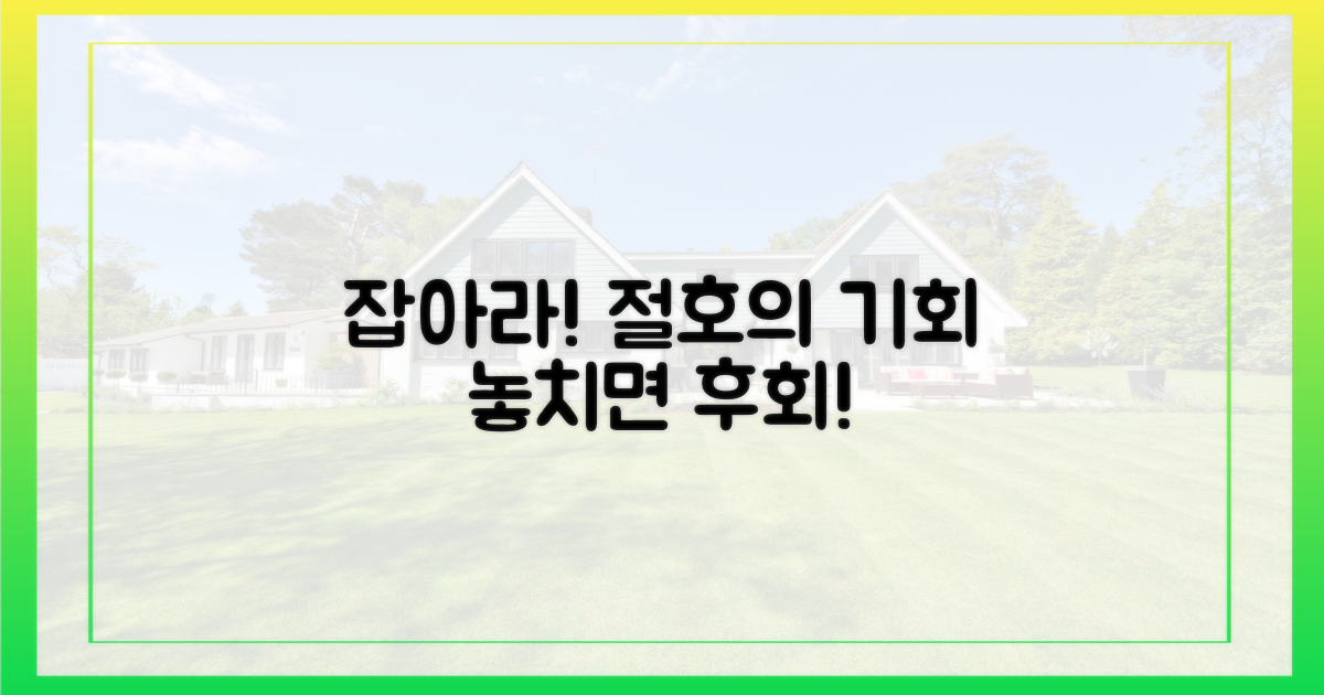 이 기회를 꼭 잡으세요!