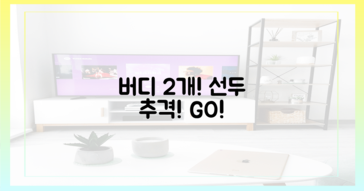 2번의 버디, 선두 추격