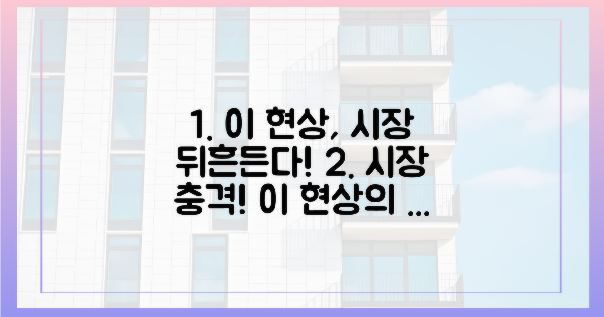 이 현상, 시장에 어떤 영향?