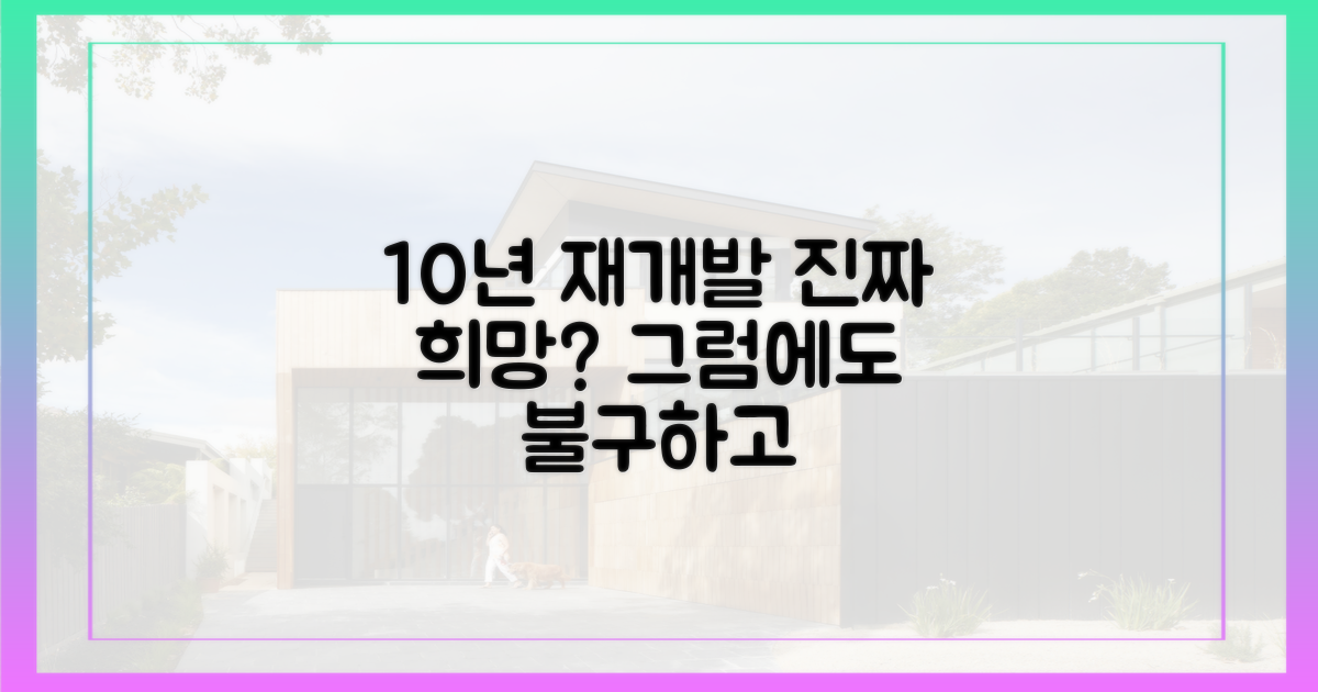 10년 정비사업, 진짜 희망이 될까?