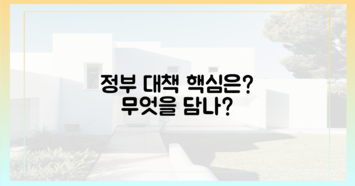 정부 대책, 무엇을 담나?